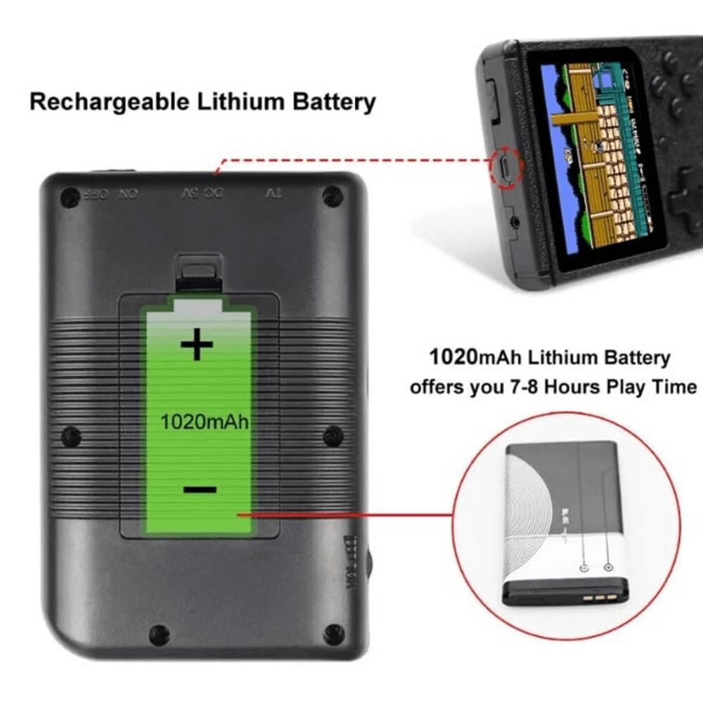 Handheld Reto Play Machine with 400 Classical Games - Picture 7 of 8